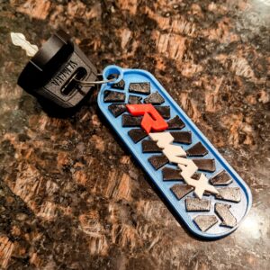 3D printed RMAX keychain