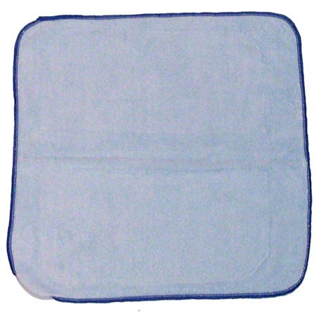 Microfiber & More Pale Color Series 16" x 16" Microfiber Cloth - Blue