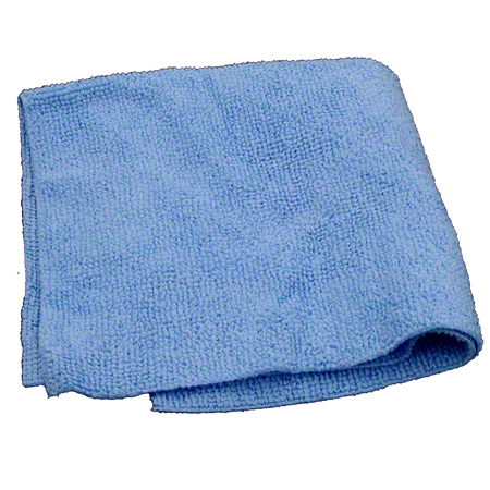 Microfiber & More High-Performance Disposable Wiper - 12" x 12", Blue - Image 2